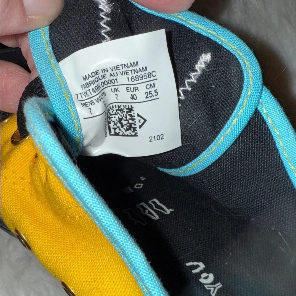 Converse low top Chuck Taylor color block 1920-2020 centennial release M7 W9 - Picture 10 of 13